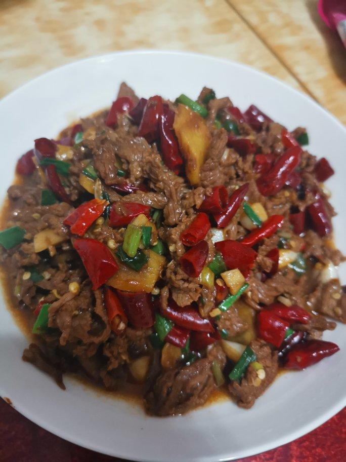 十八秒生爆牛肉