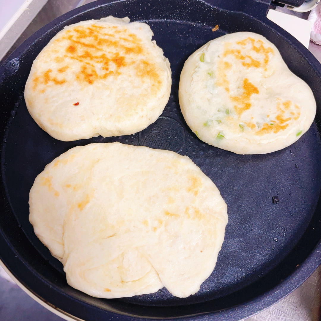 免手揉的发面葱油饼 超级软无敌好吃