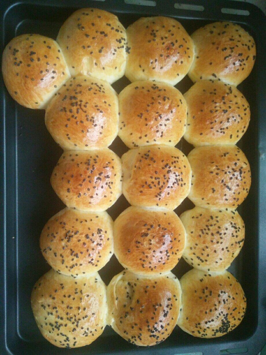 鲜奶油小餐包（一次发酵）