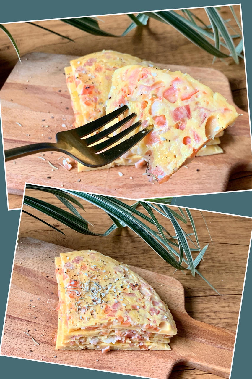 松软香嫩的西红柿鸡蛋饼