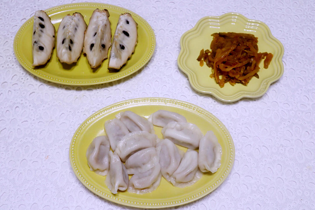 营养早餐～海参羊肉水饺