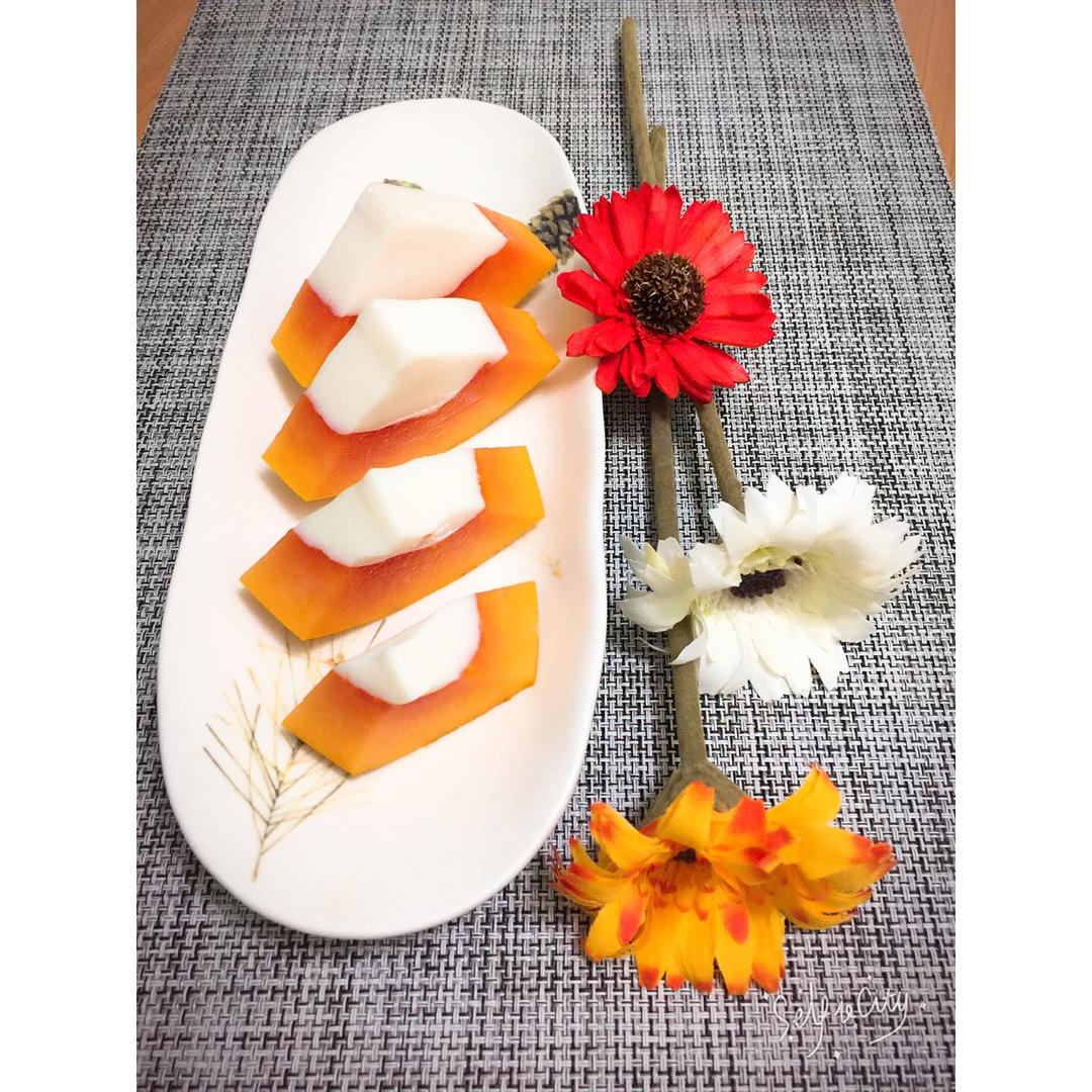 木瓜椰奶冻