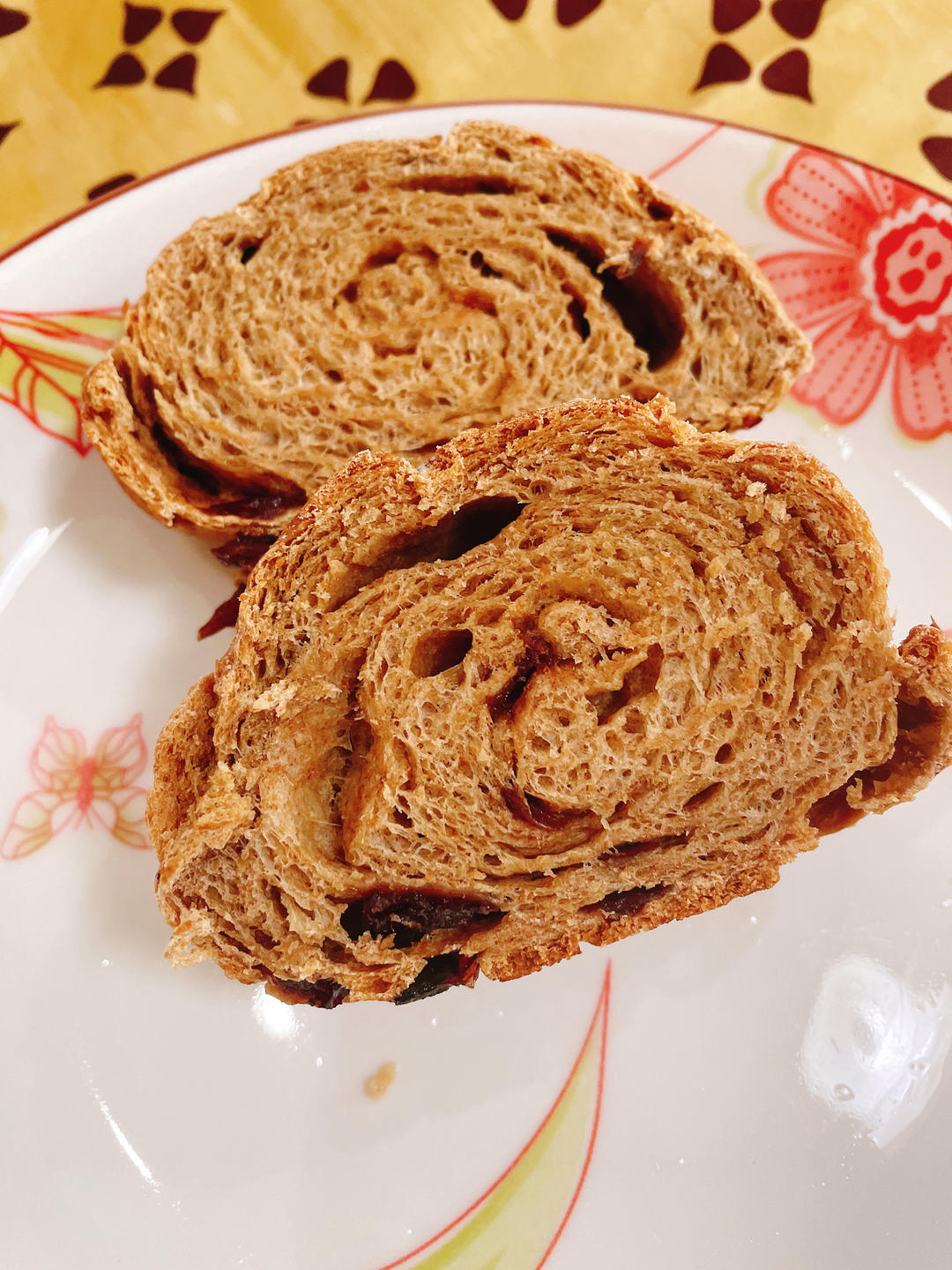 全麦蔓越莓软式欧包（免揉）