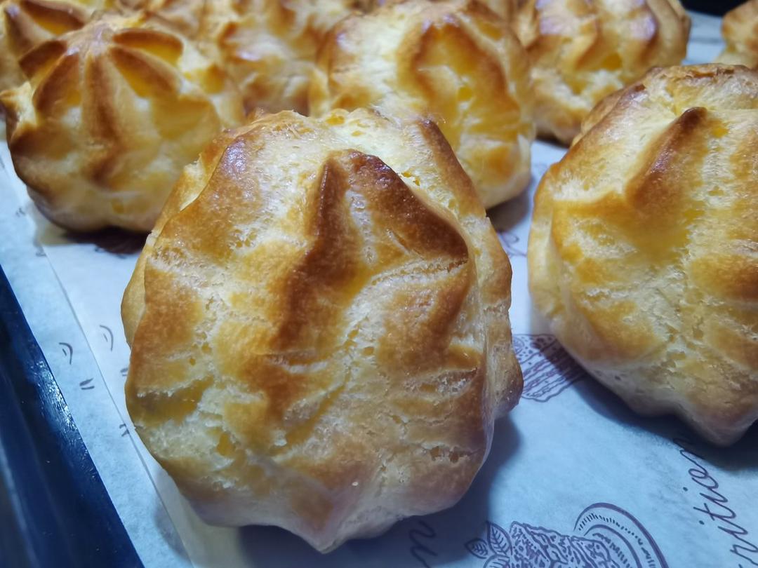 奶油小泡芙，容易做，成功率极高～