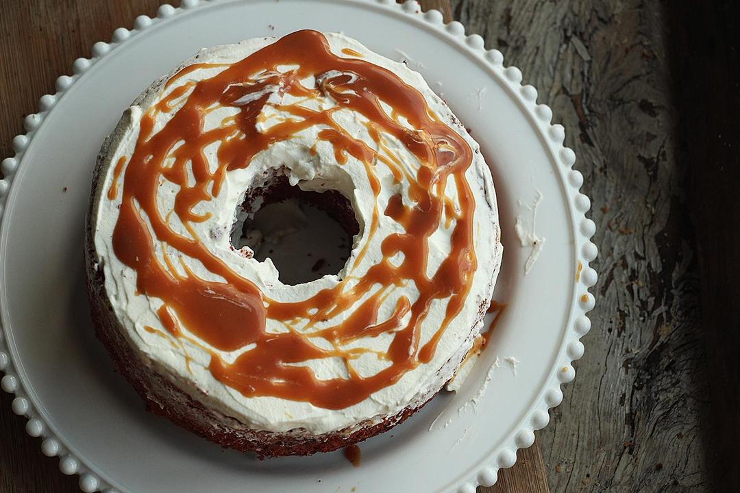 红曲蓬莱米戚风的做法