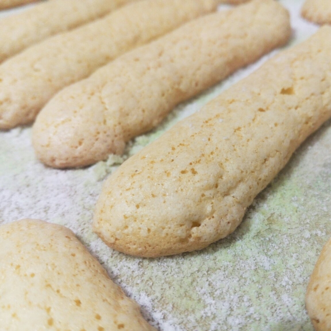 吖喵厨做的ladyfinger手指饼干
