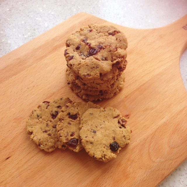 燕麦蔓越莓白巧克力饼干