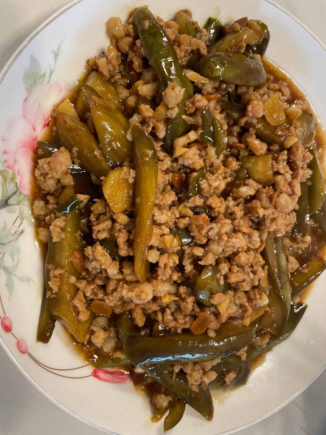 超级下饭酱香味肉末茄子