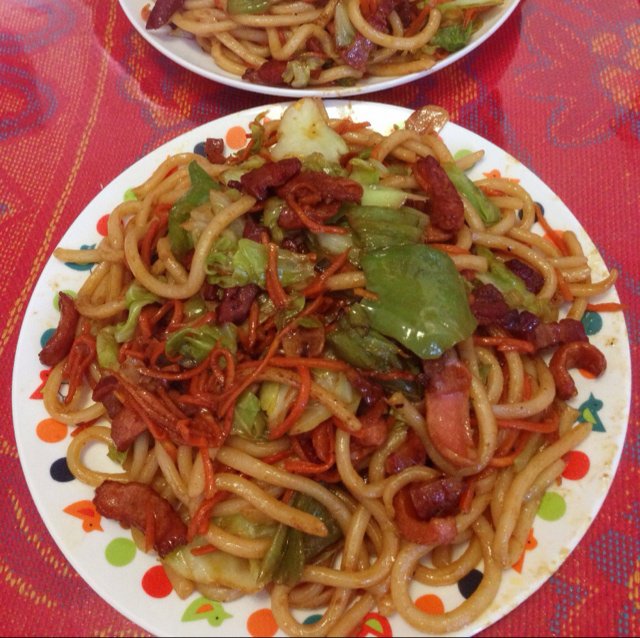 什锦炒乌冬面