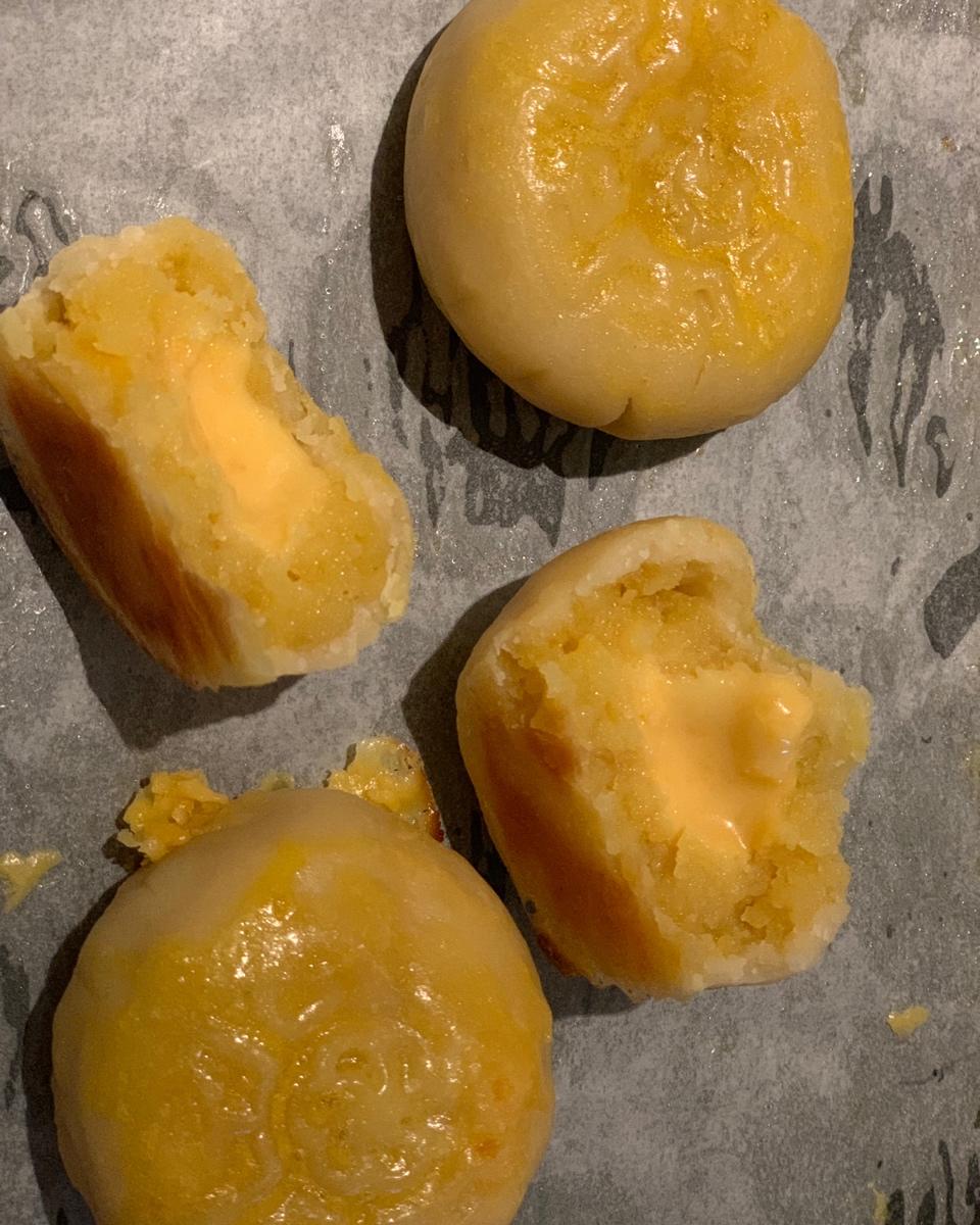 流心奶黄月饼（无吉士粉/转化糖浆版本）【曼食慢语】
