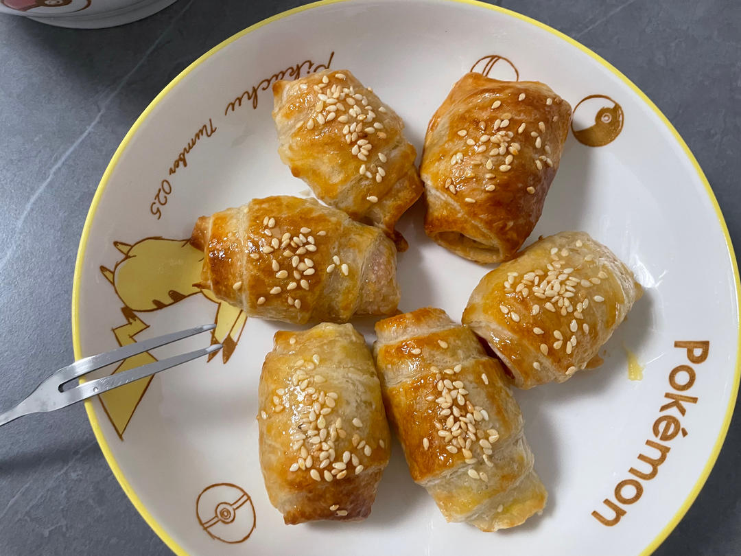 手抓饼也能做🥐可颂面包