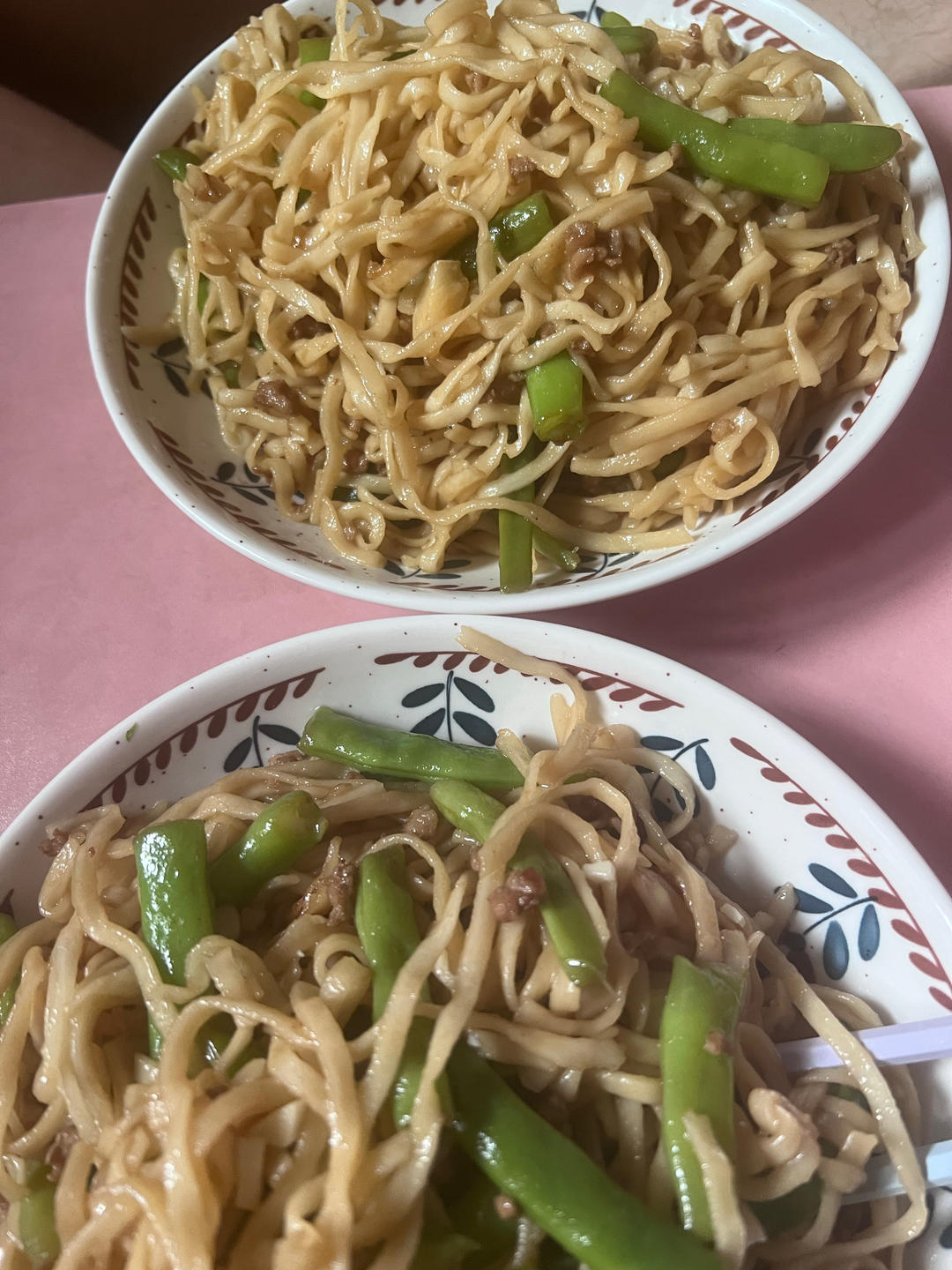 地道老北京扁豆焖面 豆角焖面 太好吃小心吃撑哦