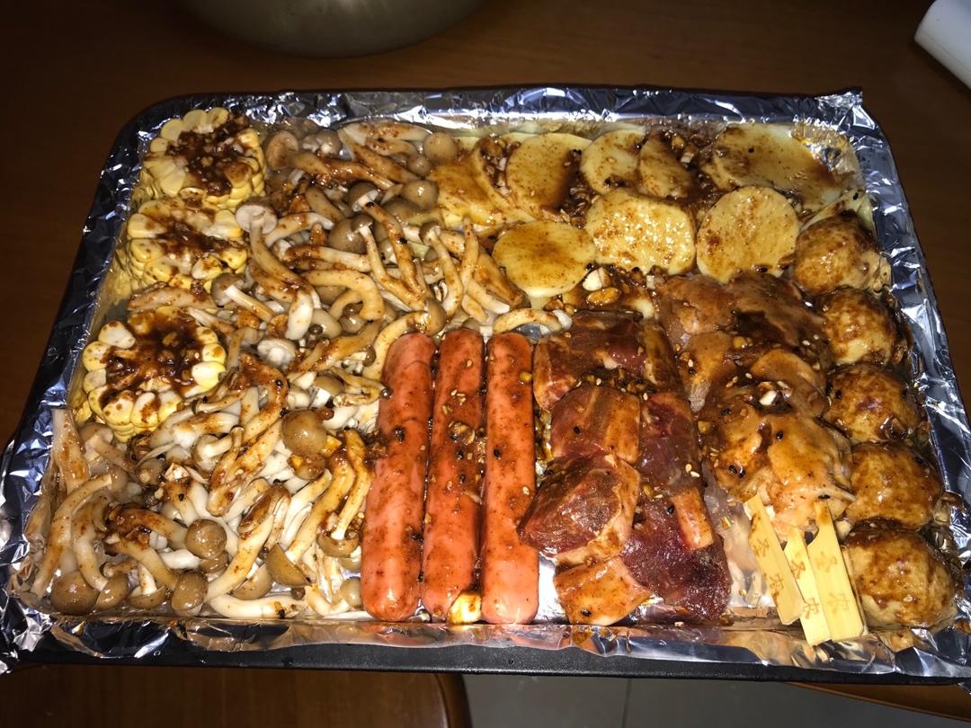 自制烧烤🍢（烤箱版）