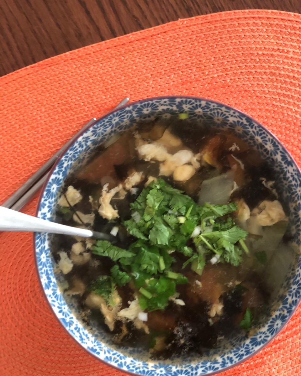 紫菜虾皮蛋花汤