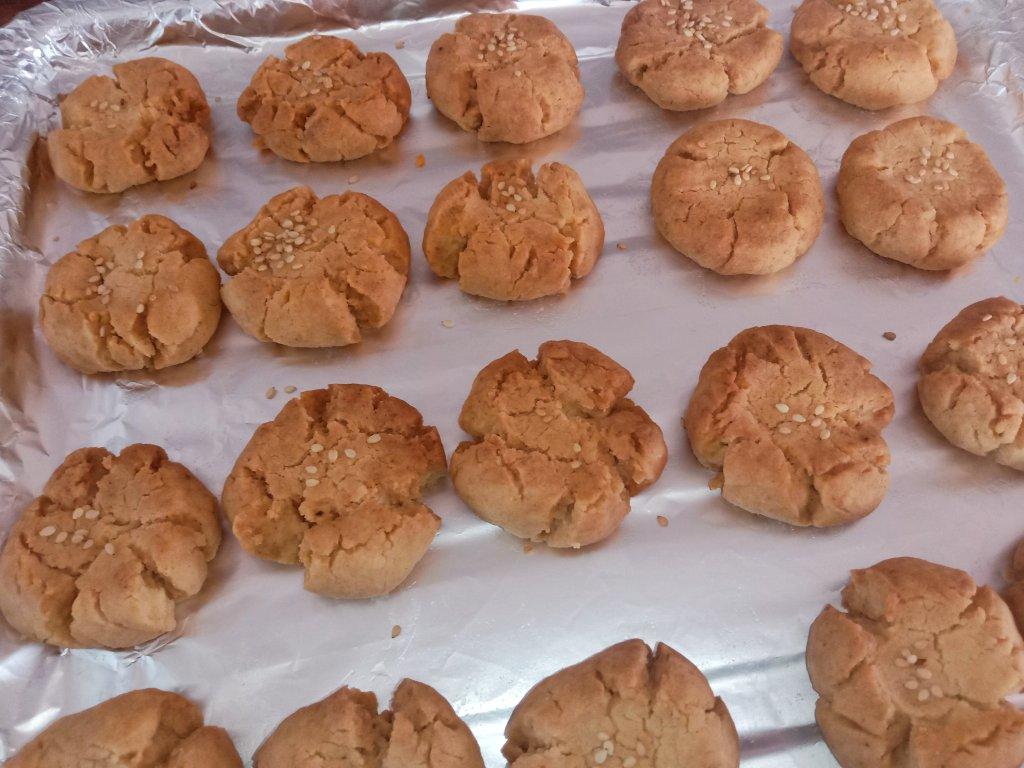 简单做桃酥～玉米油版