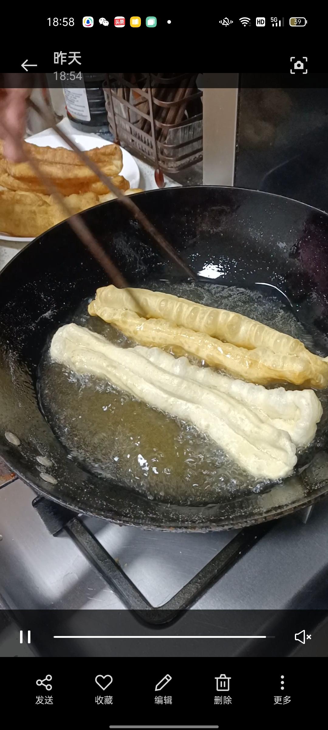 上海早餐之油条