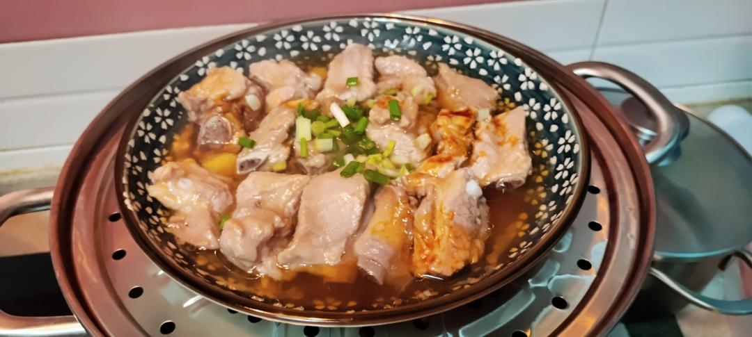 一学就会的葱香清蒸排骨