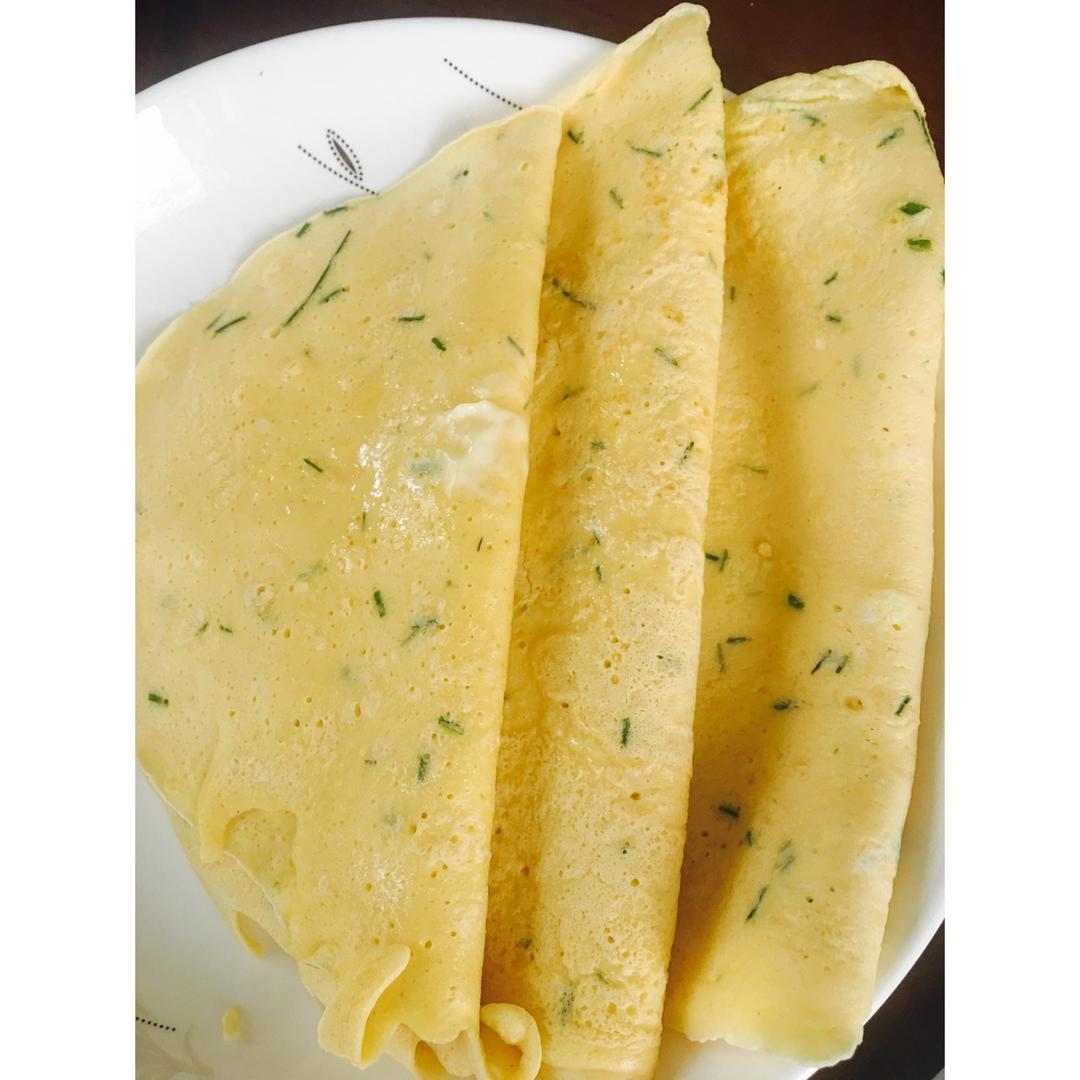 葱花蛋饼（快手营养早餐）