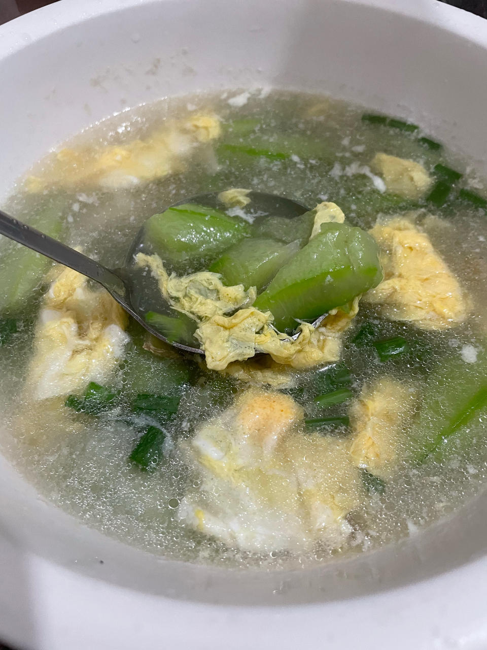 清淡的丝瓜鸡蛋汤