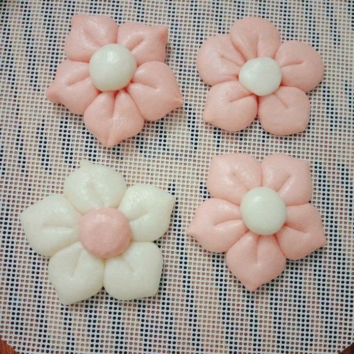 【原创】春天三月桃花馒头