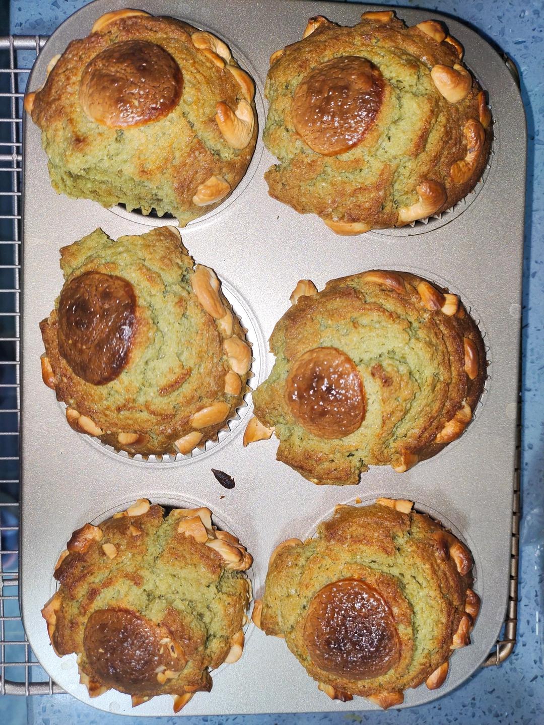 抹茶白巧克力玛芬