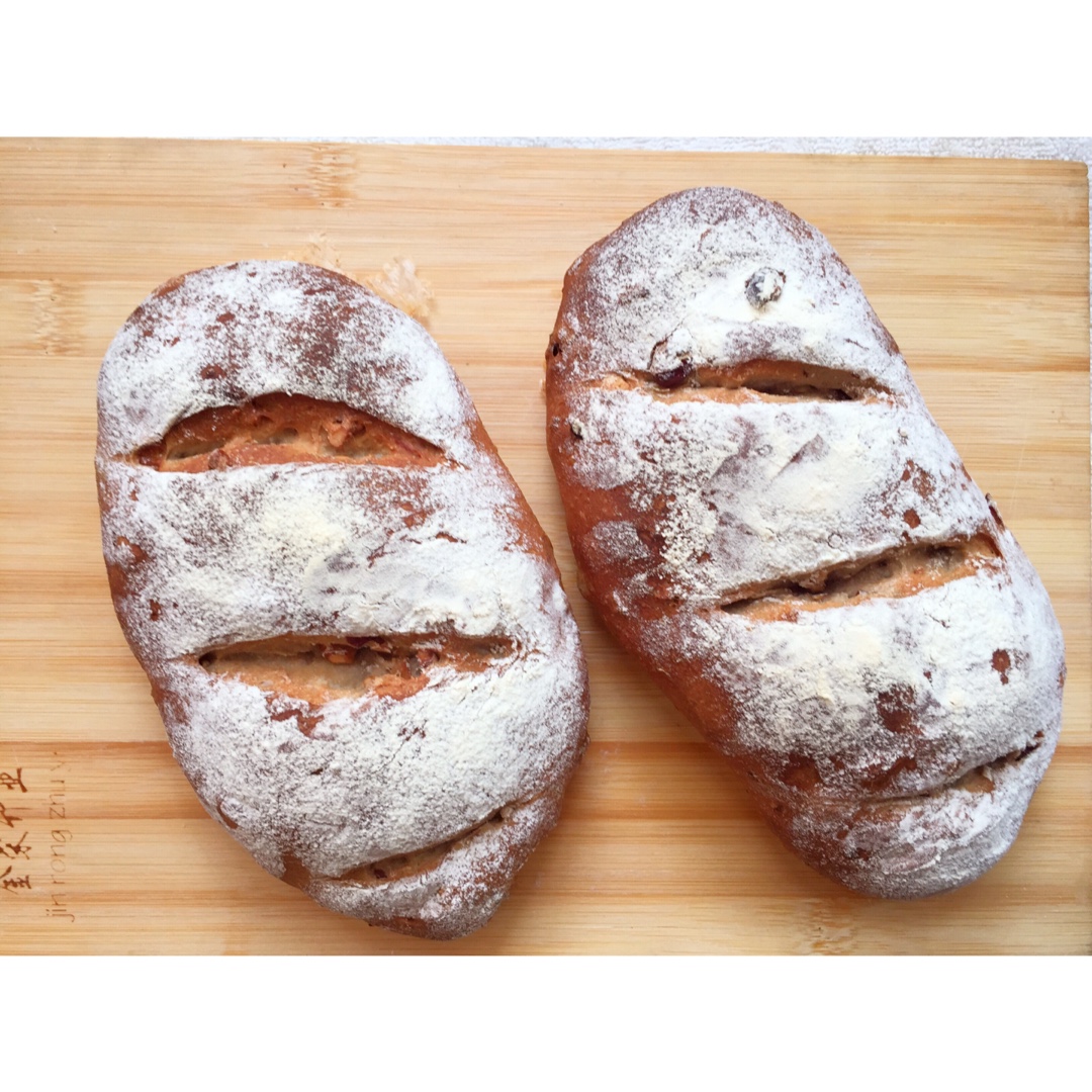 全麦核桃包～软欧包