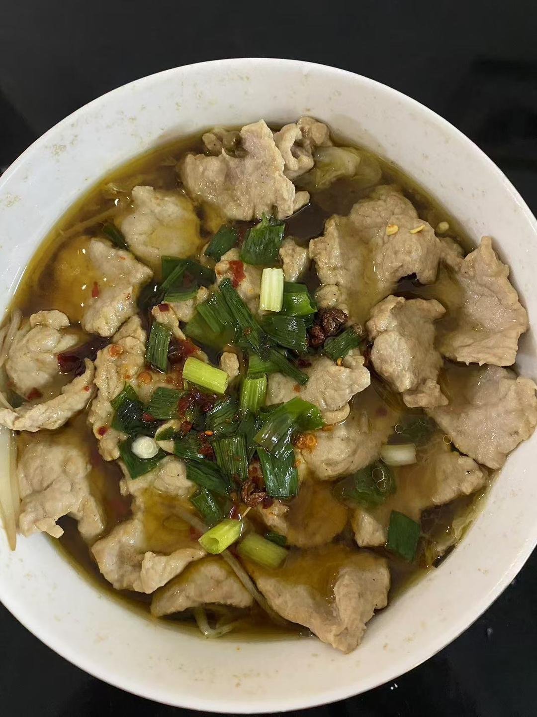 水煮肉片（肯定不翻车）