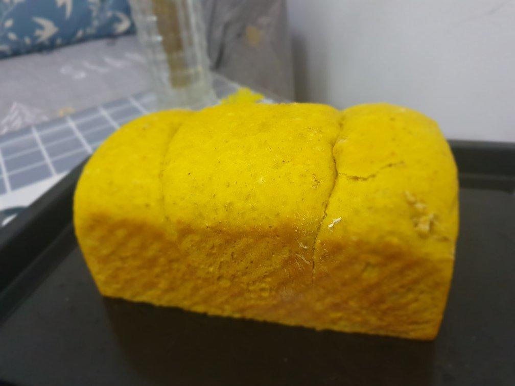 无糖少油 全麦南瓜吐司 一次发酵 【健康烘培】