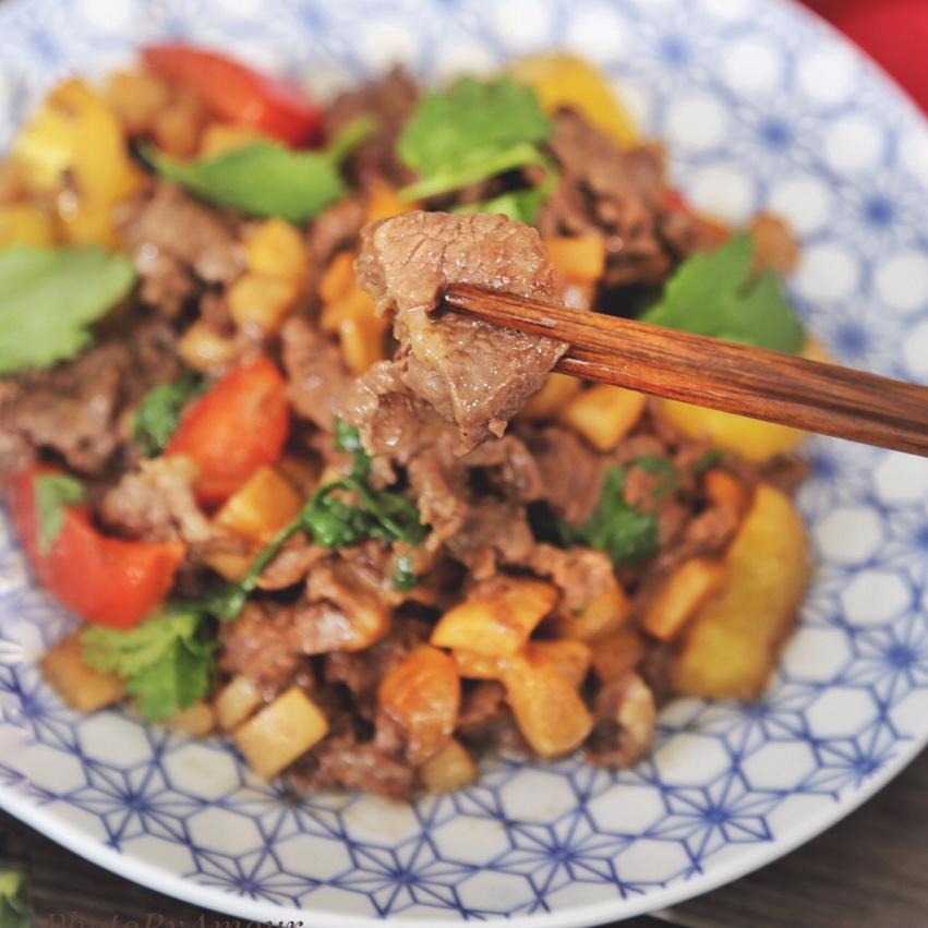 我的轻奢煮艺——杏鲍菇牛肉粒