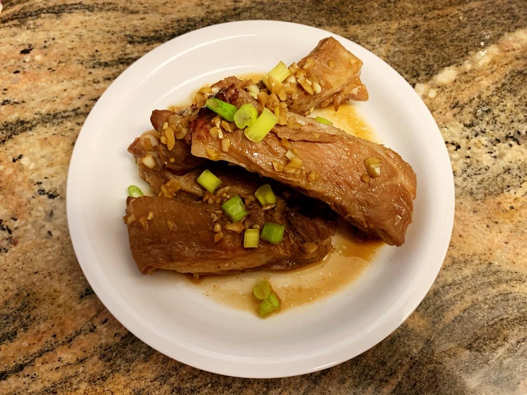 蒜香吮指烤肋排 | 外焦里嫩，骨肉分离（北鼎烤箱版）