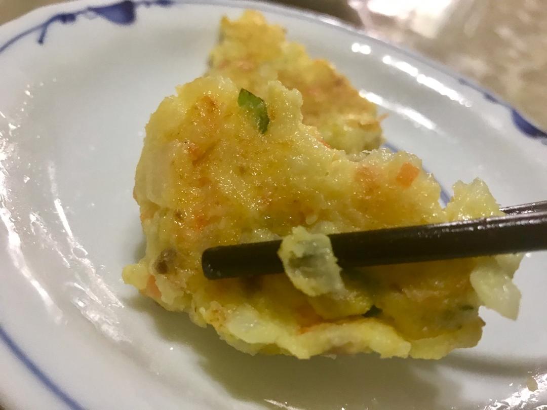 洋葱牛肉玉米土豆饼