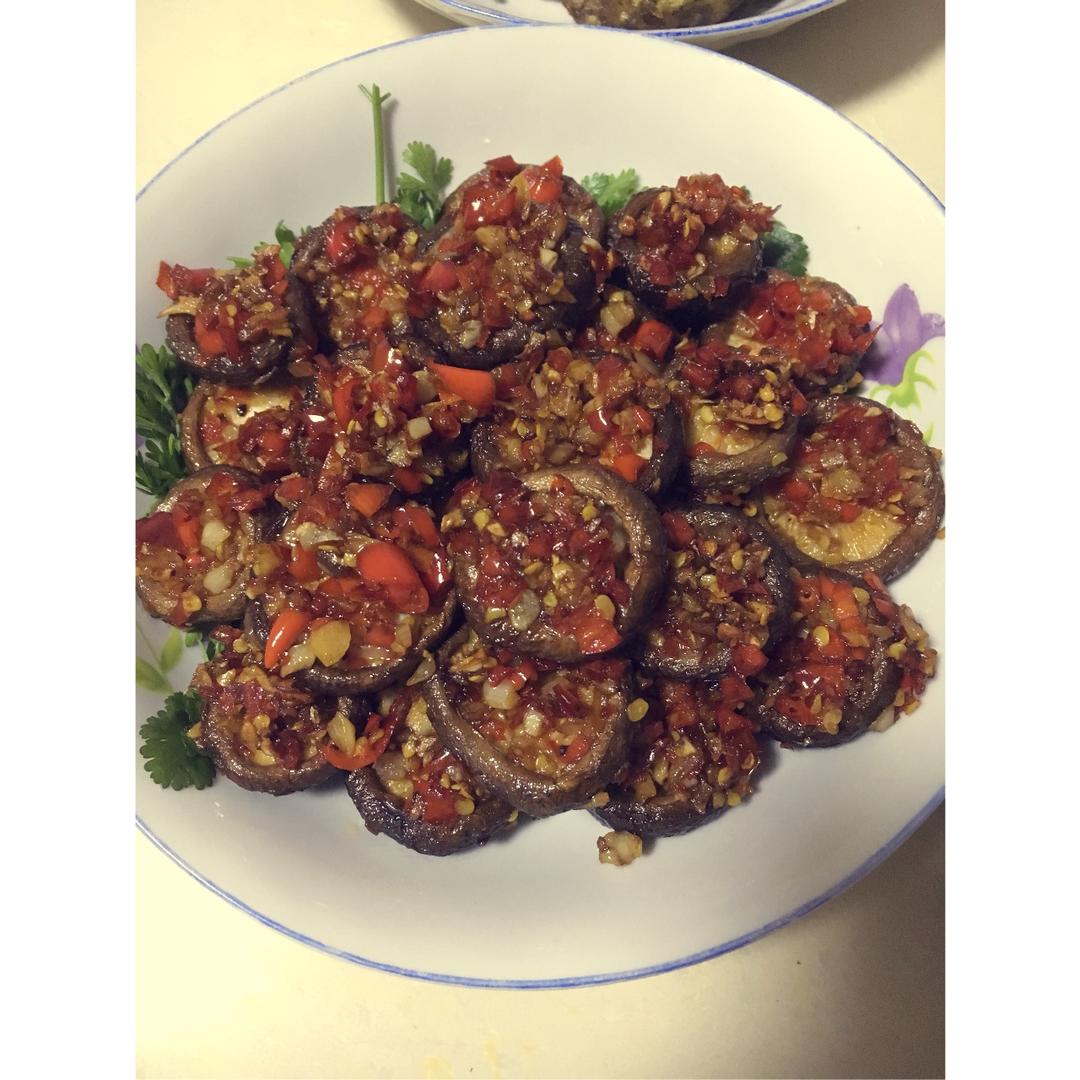 蒜蓉孜然烤香菇