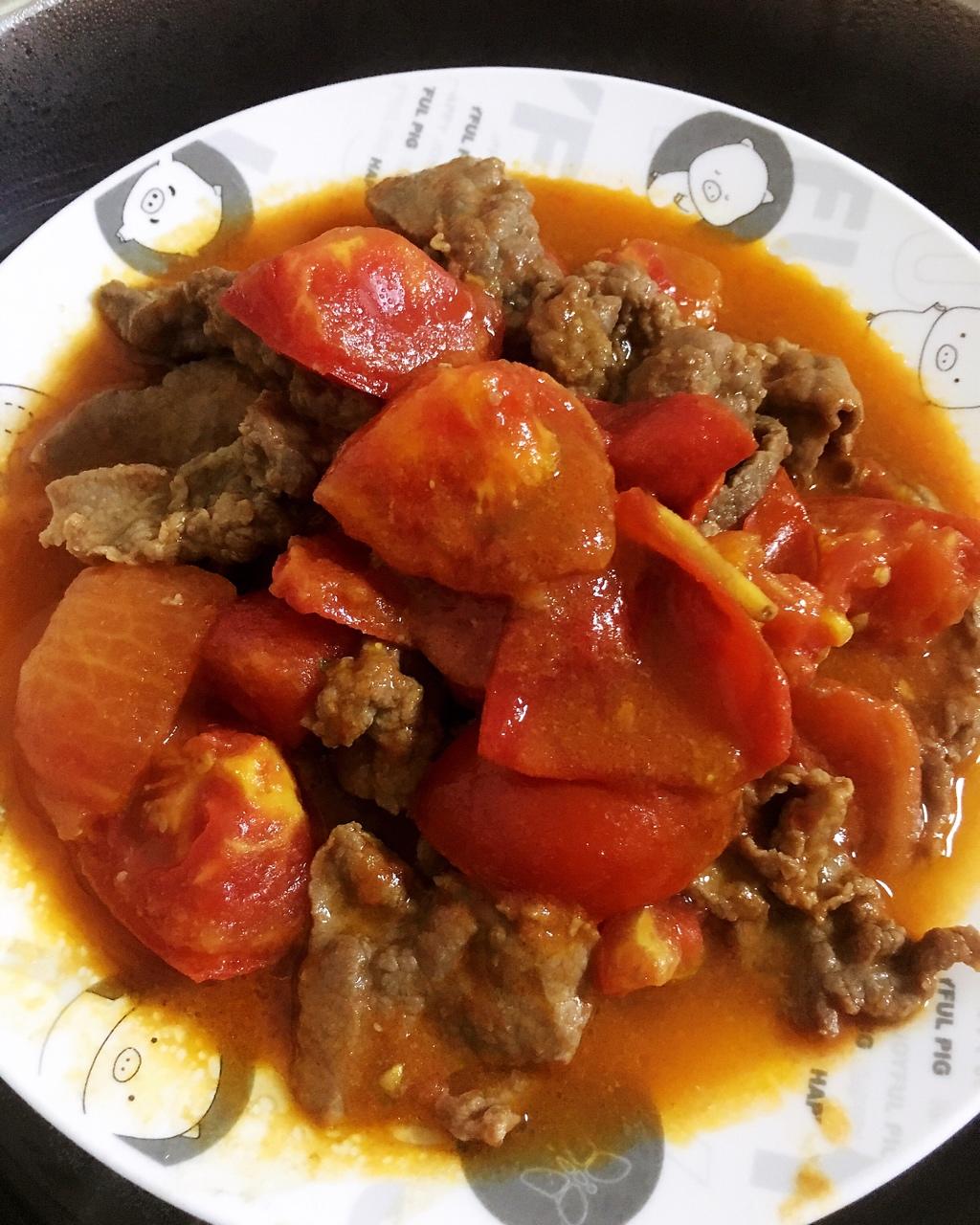 番茄牛肉