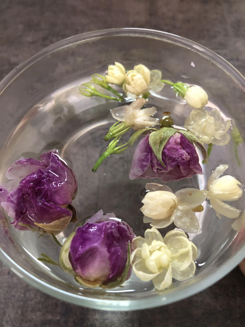 春季护肝 祛斑 玫瑰茉莉花茶