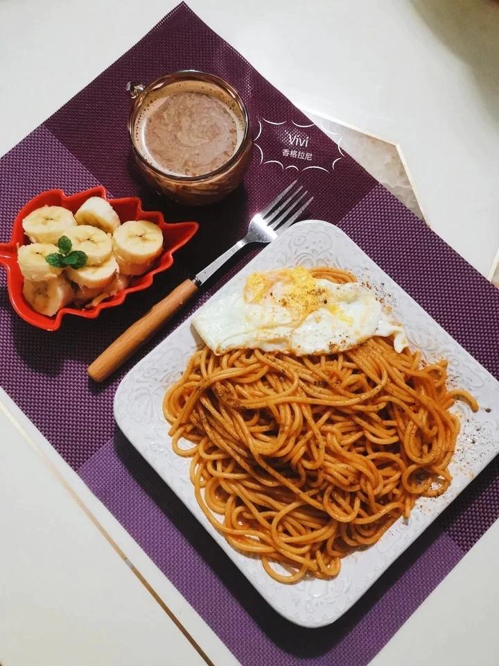 vivi香格拉尼做的一份心仪的早餐