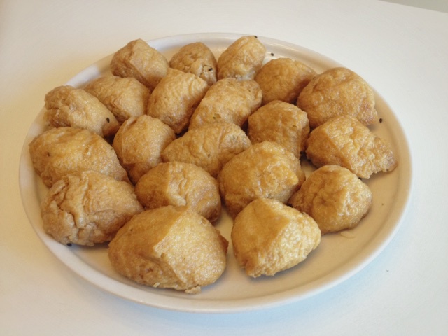 豆腐皮包寿司饭