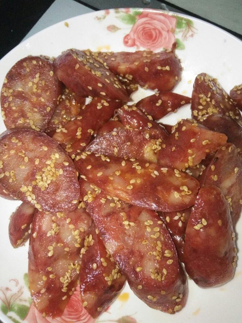 梦峻峻做的凉拌香肠
