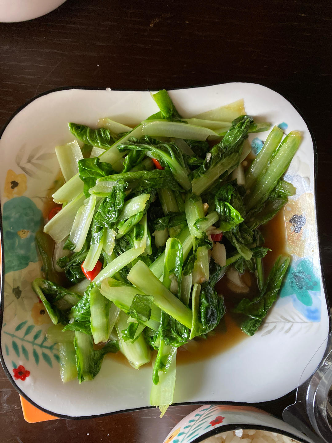 炝炒小白菜（脆爽）