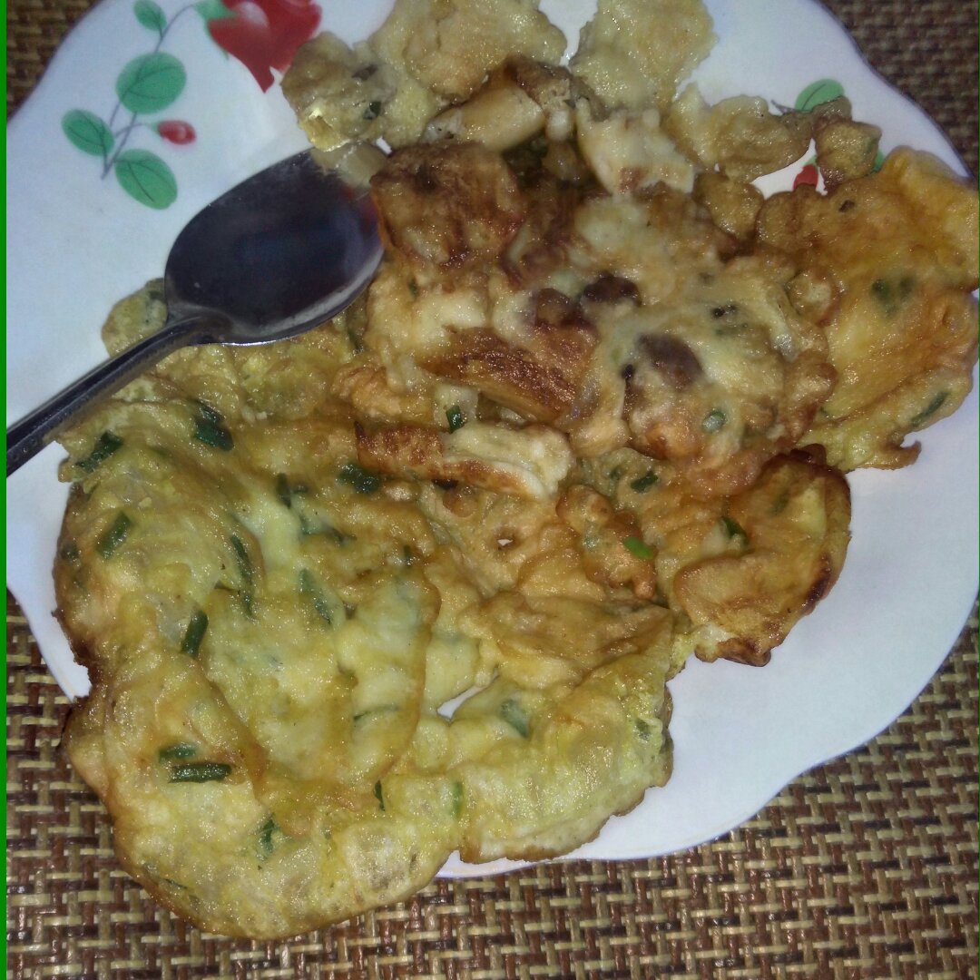 香葱鸡蛋饼