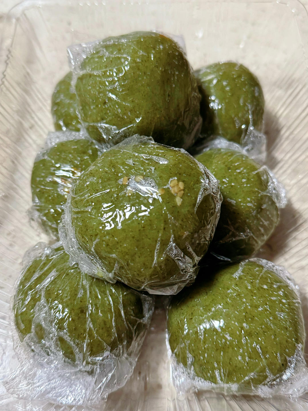 艾草马兰头青团