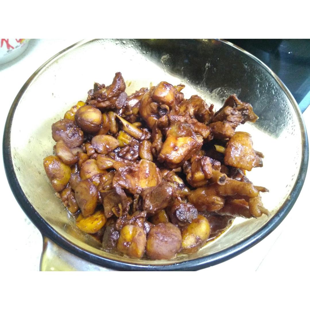 板栗烧鸡