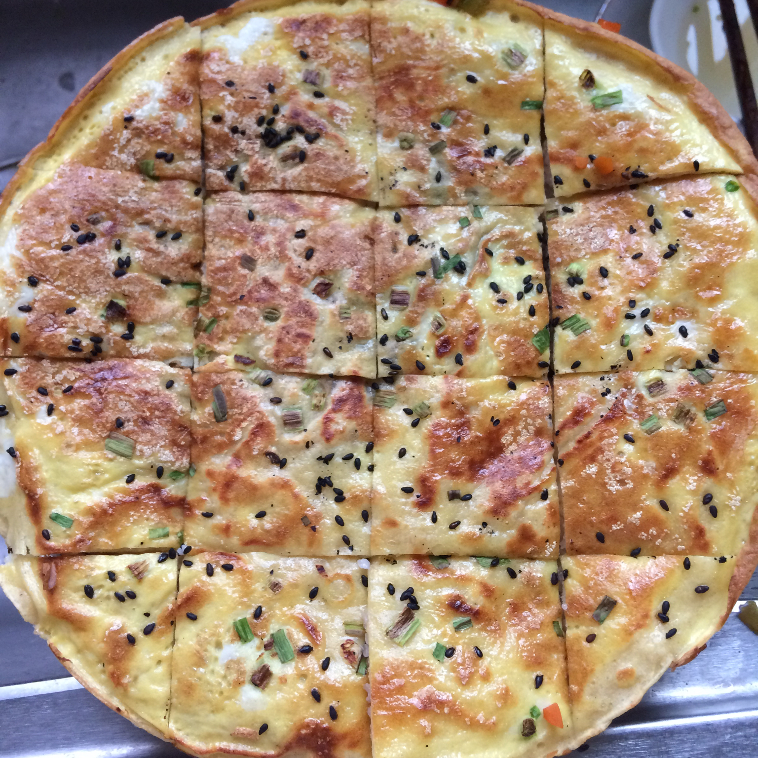 武汉小吃三鲜豆皮