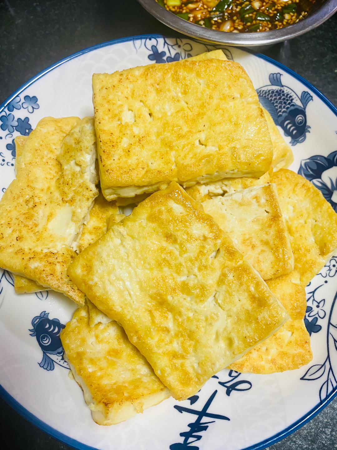 一定要试试这个，无敌好吃的孜然香煎豆腐