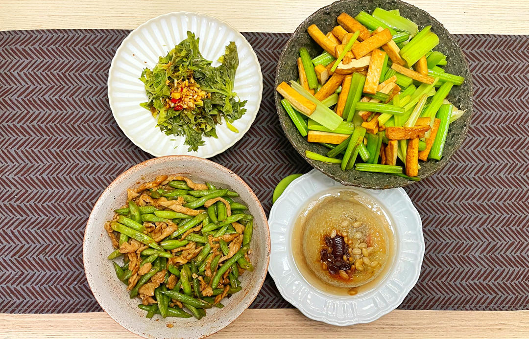 豆角炒肉丝