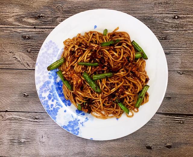 豆角炒面的做法
