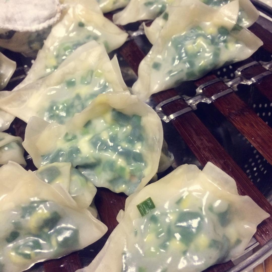 馄饨皮蒸饺