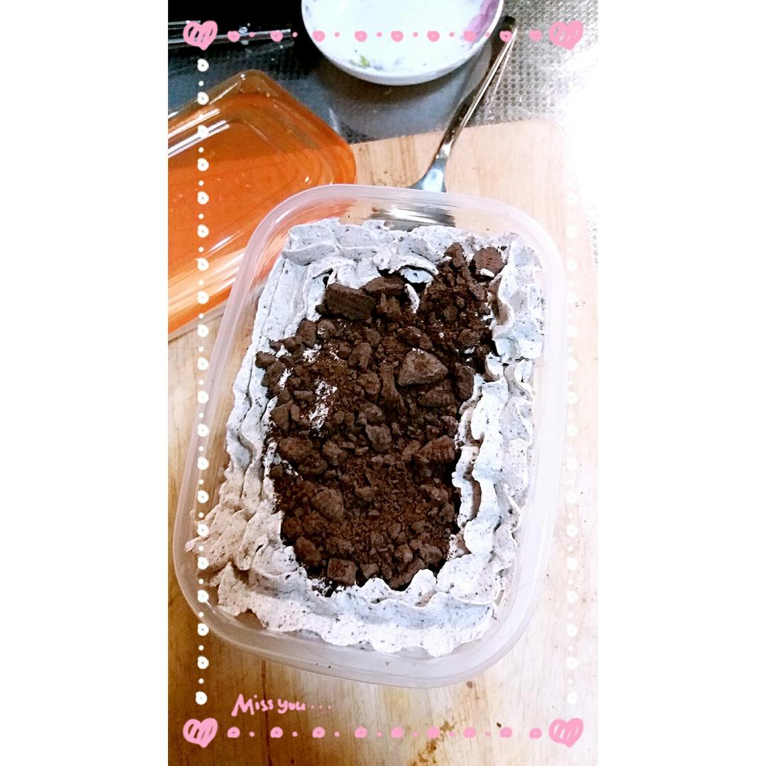 好吃到流泪的奥利奥咸奶油盒子蛋糕