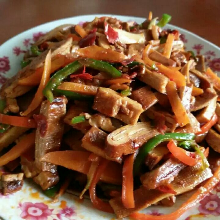 青椒豆腐干