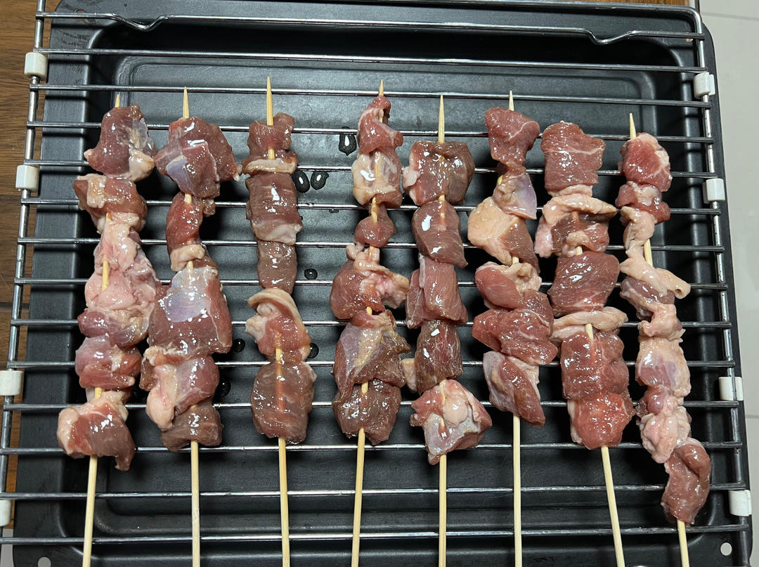 巨好吃的羊肉烤串（烤箱版）