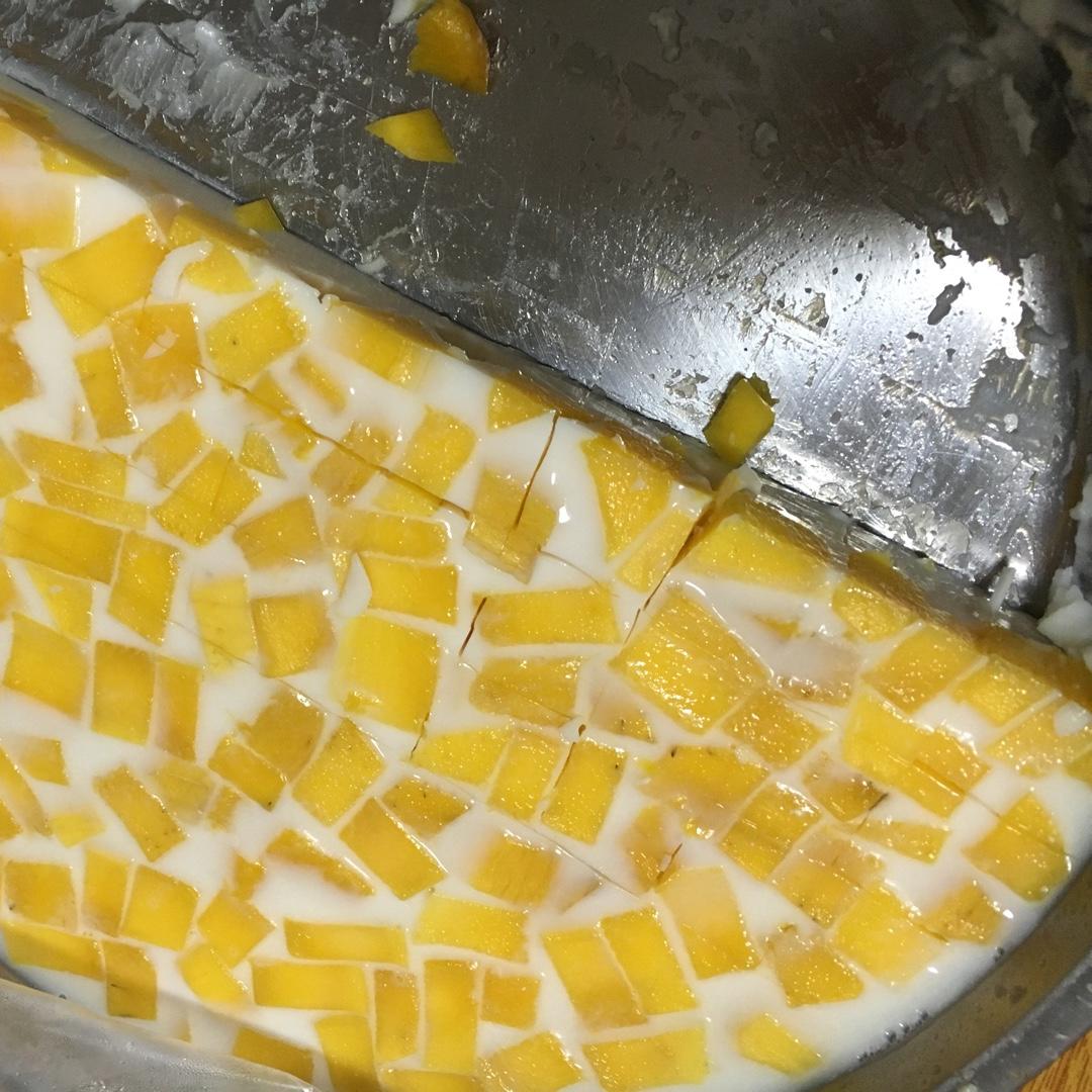 午后小甜点芒果椰汁糕教程